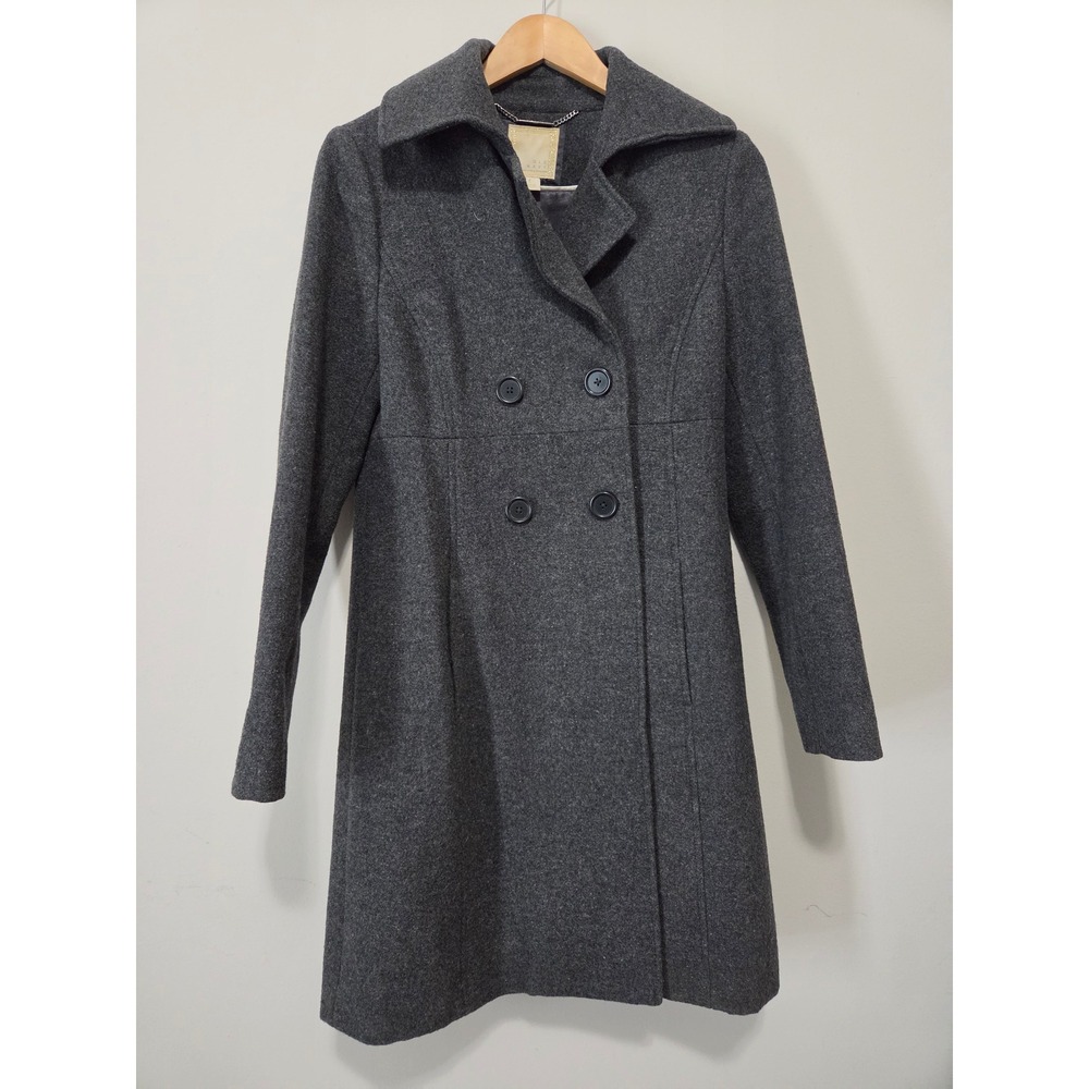 Old Navy Womens Charcoal Gray Wool Blend Double Breasted Pea Coat Size S